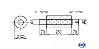 FOX Uni-Silencer around with Nozzle - completion 390...