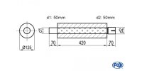 FOX Uni-Silencer around with Nozzle - completion 390...