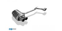 FOX final silencer exit right/left double flow - 2x90 Typ 14 right/left - BMW E46 320/323/325/328/330