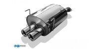 FOX final silencer double flow - 2x76 Typ 13 - Honda...