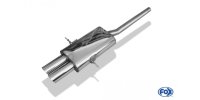 FOX final silencer center exit - 2x90 Typ 14 - Mini...