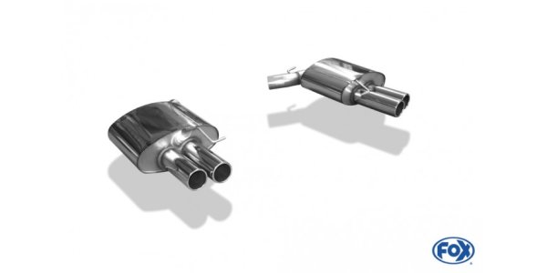 FOX Endschalldämpfer rechts/links - 2x80 Typ 12 rechts/links - BMW F10 535i