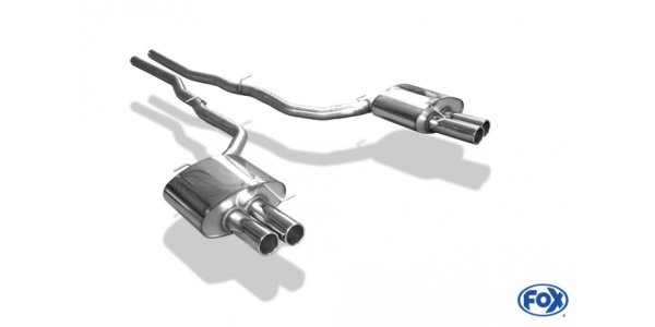 FOX Endschalldämpfer rechts/links - 2x80 Typ 12 rechts/links - BMW F10 525d/530d