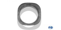 FOX lid for Tailpipe Square 78x75 with hole Ø60mm