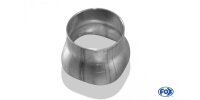 FOX lid for Tailpipe Square 78x75 with hole Ø60mm