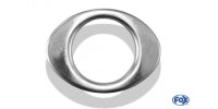 FOX Lid erected for tailpipe oval 106x71mm - hole: 55mm, sheet 1,2mm