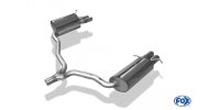 FOX final silencer right/left incl. Y-connecting tube - 2x70 Typ 16 right/left - Mercedes C-Class 4-Cylinder Coupe C204