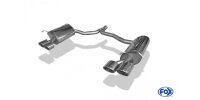 FOX final silencer right/left incl. Y-connecting tube - 115x85 Typ 32 right/left - Mercedes C-Class 4-Cylinder Coupe C204