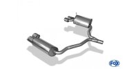 FOX final silencer right/left incl. Y-connecting tube - 115x85 Typ 32 right/left - Mercedes C-Class 4-Cylinder Coupe C204