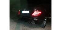 FOX Endschalldämpfer inkl. Y-Verbindungsrohr 2x115x85 Typ 32 - Mercedes C-Klasse 4-Zylinder Coupe C204