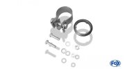 FOX Half system from catalyst with 2-hole flange - 2x76 Typ 13 - 87+ BMW E30 316i/318i