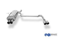 FOX Endschalldämpfer einflutig auf original MSD 2x76...