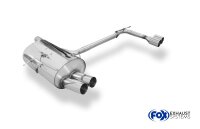 FOX Final Silencer exit single flow to MSD 2x76 Typ 10 - BMW E46 320/323/328