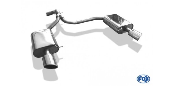 FOX Endschalldämpfer 115x85 Typ 38 - Ford S-Max
