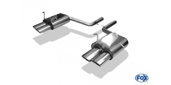 FOX final silencer right/left - 2x106x71 Typ 32 right/left - Mercedes GLK X204