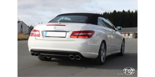 FOX final silencer right/left - 2x115x85 Typ 32 right/left - Mercedes E-Class Cabrio A207 4-Cylinder