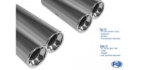FOX Final Silencer 2x90 Typ 13 - Mercedes SLK 171 4/6-Cylinder