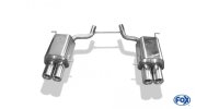 FOX final silencer right/left - 2x90 Typ 13 right/left - Mercedes SLK 171 4/6-Cylinder