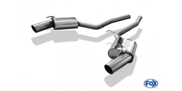 FOX final silencer right/left - 1x100 Typ 14 right/left - Chevrolet Camaro