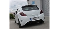 FOX final silencer exit right/left - 1x100 Typ 14 right/left - Opel Corsa D (NRE-Edition bumper)