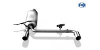 FOX Endschalldämpfer 1x90 Typ 12 - Dacia Duster 4x2 (FWD)