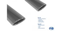 FOX final silencer right/left - 115x85 Typ 32 right/left...