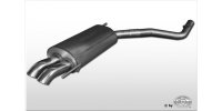 FOX final silencer - 2x63 Typ 28 - VW T4 Pritsche