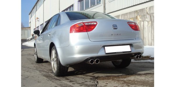 FOX Endschalldämpfer rechts/links zweiflutig - 2x76 Typ 16 rechts/links - Seat Exeo 3R (ST) 2,0L TFSI