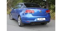 FOX final silencer one-sided - 2x80 Typ 16 - VW EOS 1F Facelift 2.0L