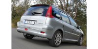 FOX final silencer - 106x71 Typ 32 - Peugeot 206 SW