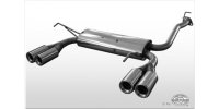 FOX final silencer across exit right/left - 2x80 Typ 13 right/left - Honda Prelude V BB9