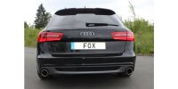 FOX final silencer right/left - 1x100 Typ 16 right/left - Audi A6 4G 3,0 TFSI