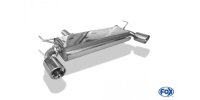 FOX Final Silencer across exit 1x100 Typ 17 - Renault Koleos Diesel