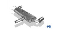 FOX Final Silencer across exit 1x100 Typ 17 - Renault Koleos Diesel