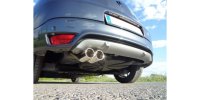 FOX final silencer - 2x80 Typ 12 - Renault Megane III /Coupe