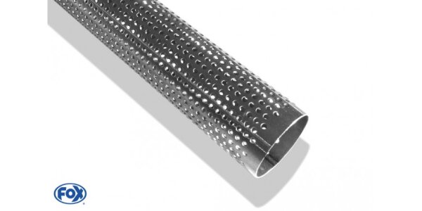 FOX perforated pipe variant 1 Ø88,9mm - length: 500mm with punched holes Ø3mm - Material: 1:4512