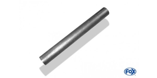 FOX perforated pipe variant 1 Ø100mm - length: 500mm with punched holes Ø3mm - Material: 1:4512