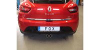 FOX final silencer center exit - 2x76 Typ 16 - Renault Clio IV