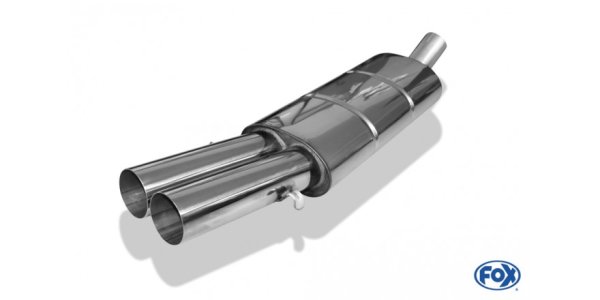 FOX final silencer - 2x76 Typ 10 - Audi 80/90 - Typ 89/B3 Limousine/Coupe/80 B4 Cabrio