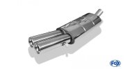 FOX final silencer - 2x76 Typ 13 - Audi 80/90 - Typ 89/B3...