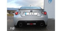 FOX Final Silencer across exit 129x106 Typ 32 - Subaru BRZ / Toyota GT86