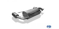 FOX final silencer across exit right/left - 129x106 Typ 32 right/left - Subaru BRZ / Toyota GT86