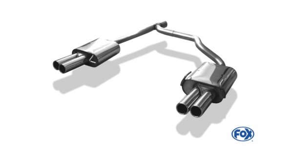 FOX final silencer right/left - 2x70 Typ 12 right/left - Skoda Octavia 1Z