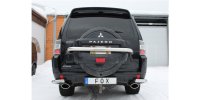 FOX Half system from catalyst exit right/left - 140x90 T32 right/left - Mitsubishi Pajero IV V80