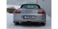 FOX final silencer - 140x90 Typ 32 center - Porsche Boxster 986