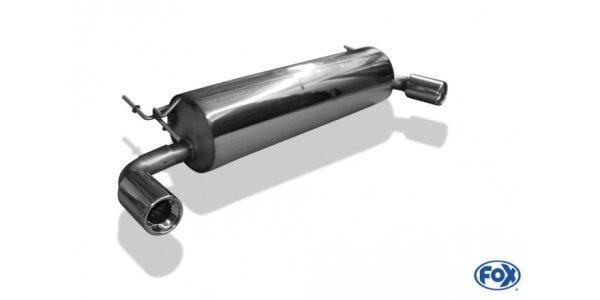 FOX Final Silencer exit 1x90 Typ 13 - Toyota RAV 4 II 3-Door