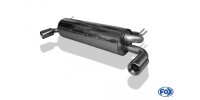FOX Final Silencer exit 1x90 Typ 13 - Toyota RAV 4 II 3-Door