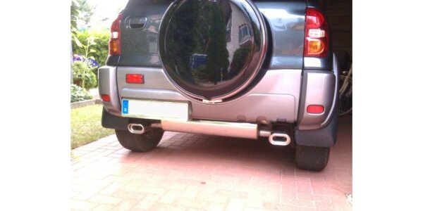 FOX Endschalldämpfer 135x80 Typ 53 - Toyota RAV 4 II 3-Türer