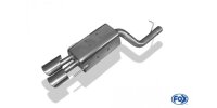 FOX final silencer one-sided Ø70mm - 2x115x85 Typ 32 - Mercedes CLK 209