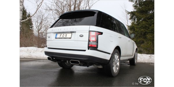 FOX Endschalldämpfer rechts/links - 220x85 Typ 49 rechts/links - Range Rover IV 4,4L Diesel MK